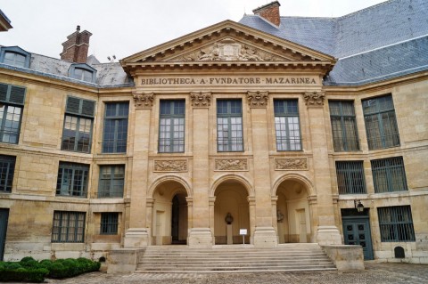 Fronton Bibliothèque Mazarine